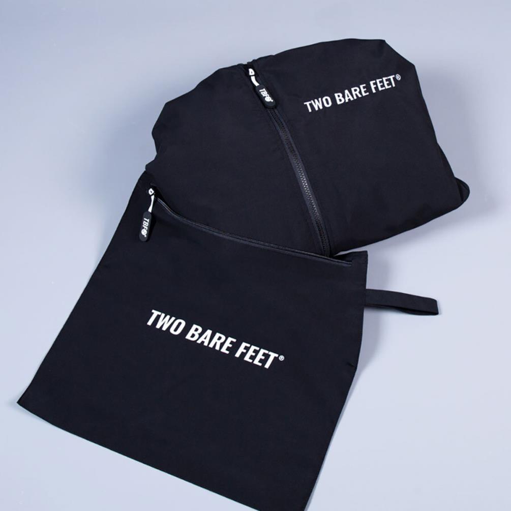 Two Bare Feet Kids Weatherproof Packable Changing Robe & Travel Bag - Black / Black Extra Image 5
